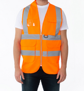 Reflektörlü İkaz İş Yeleği Baskılı